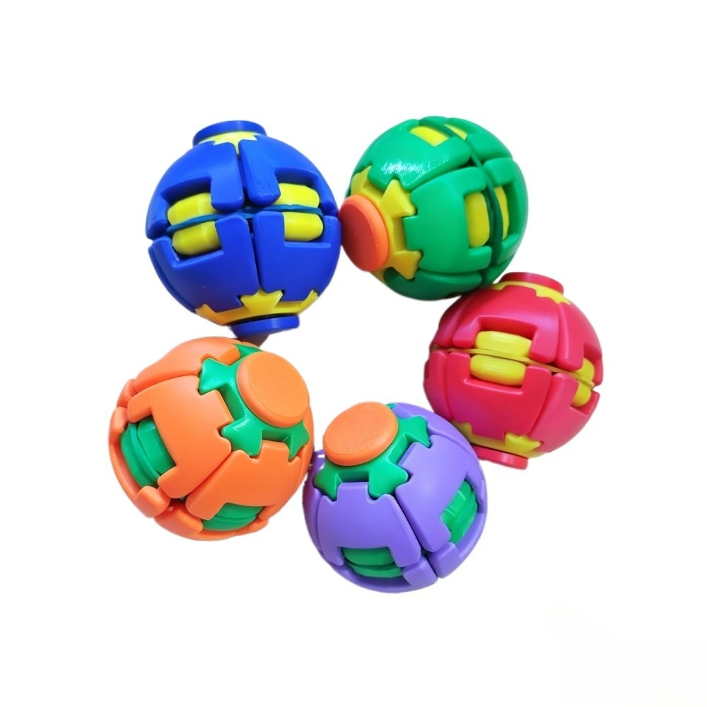 Kids' Toy - Transforming Fidget Spinner Ball Press To