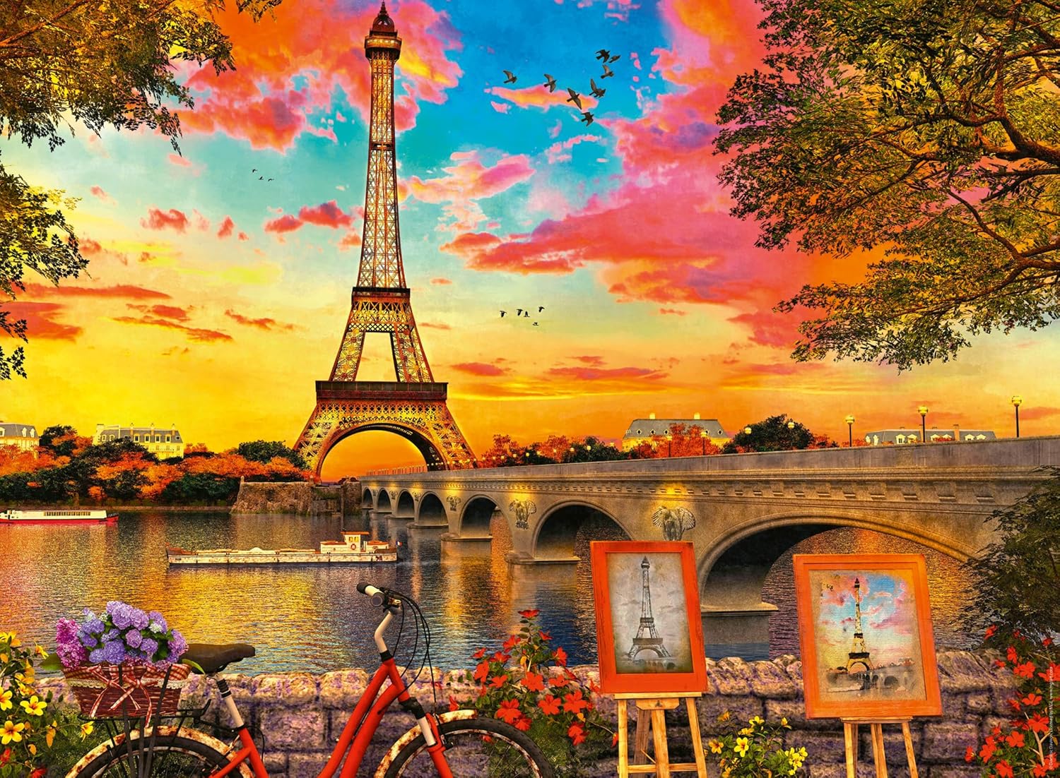 Kids Toys Paris - Night At The Eiffel Tower in