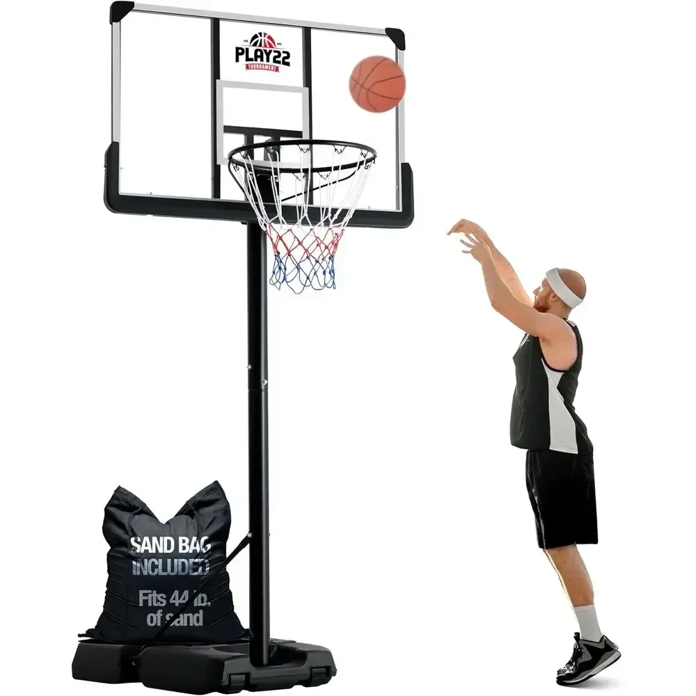 Basketball Hoop Kids Indoor - Adjustable 44 Shatterproof Basketball Hoop System