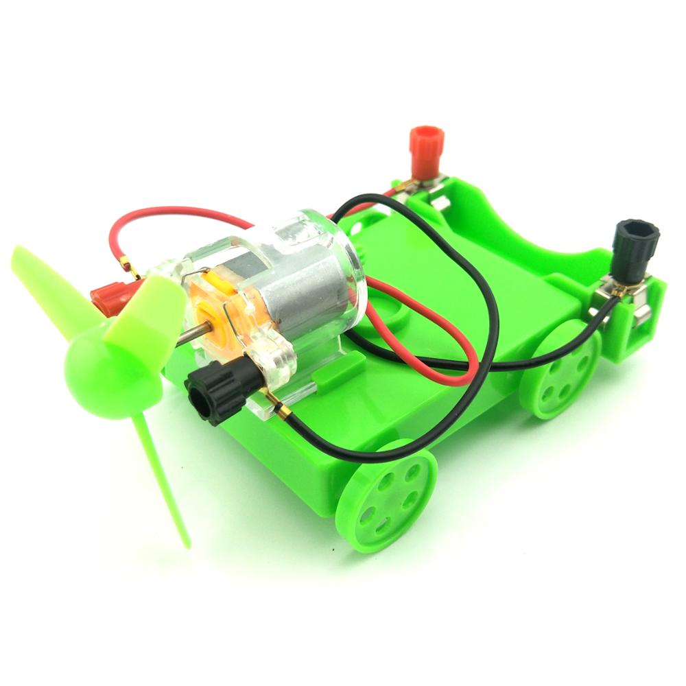 Kids Toys Electric Car - School Students Science DIY Assembly Electric