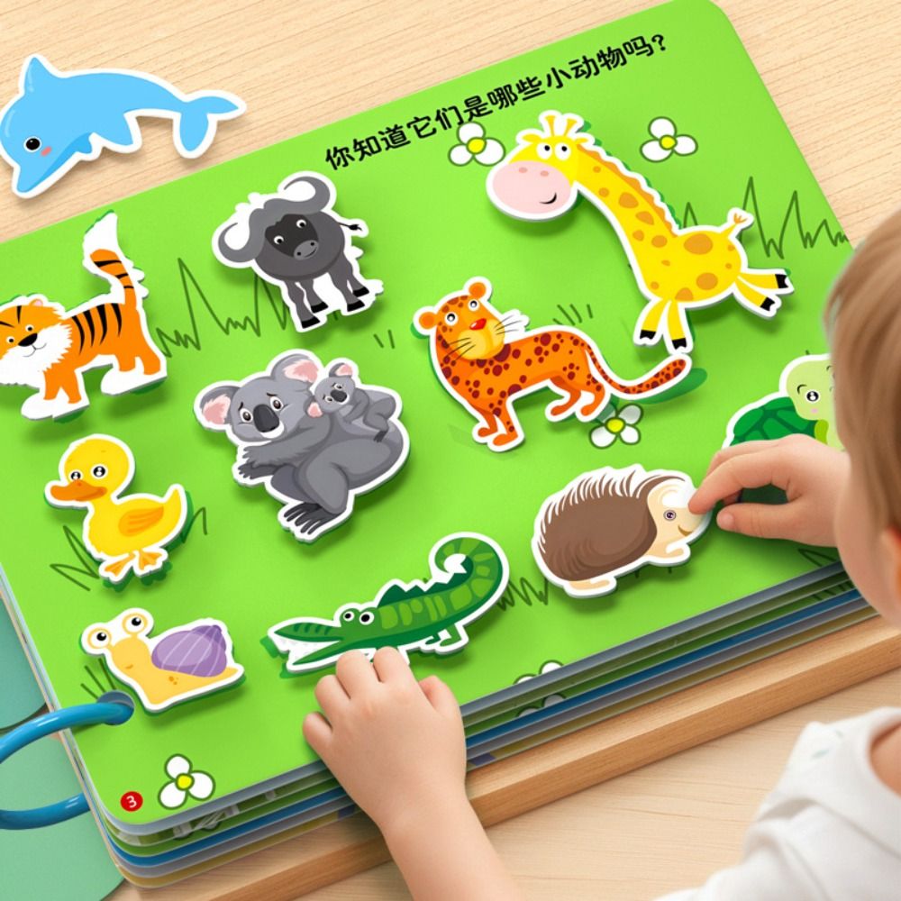 Kids Quiet Toys - Durable 10 Pages Baby Tear Book