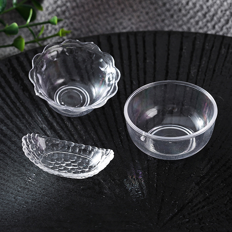 Dollhouse Furniture Set - 3pcs Dollhouse Mini Bowl Miniature Food