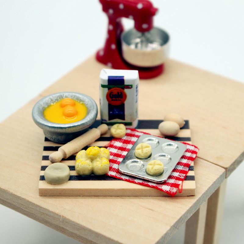 Kids Toys Play Egg - Dollhouse Food Toy Pastry Making Station