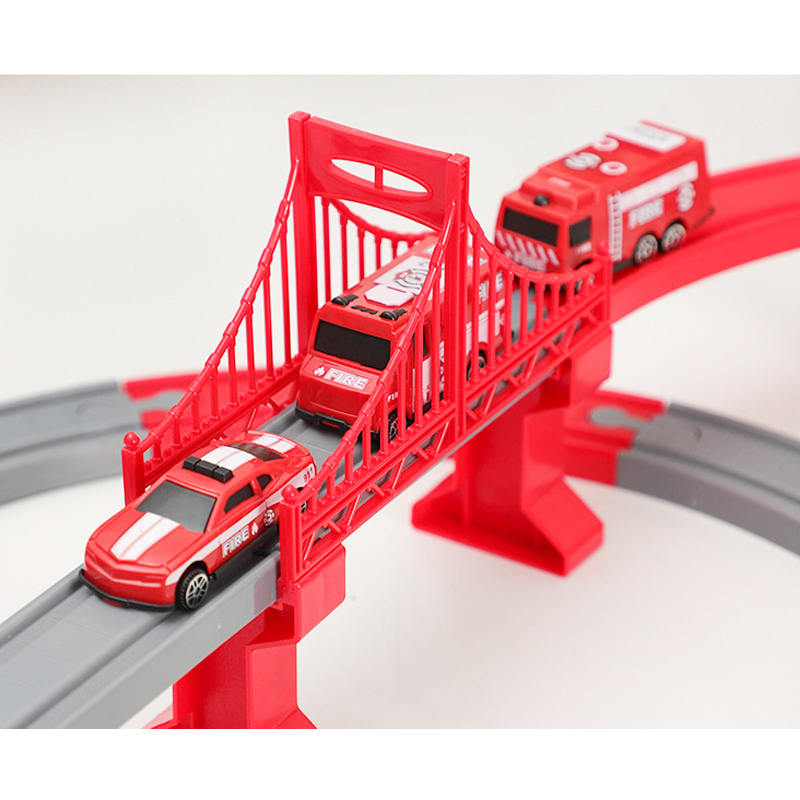 DIY Red Plastic Train Track Se - Kids Toys Brand ulasan dan harga