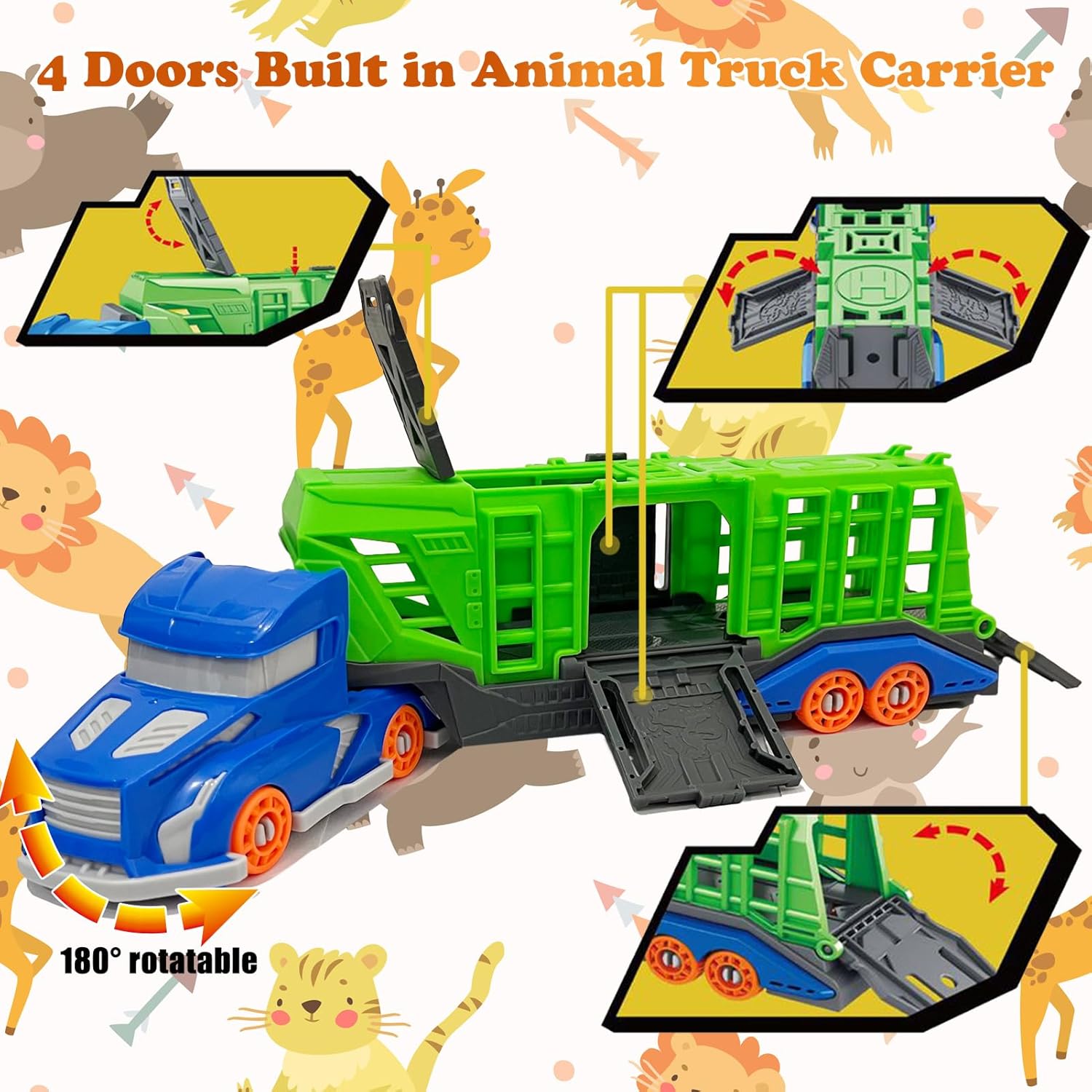 Dinosaur Animal Transport Vehi - Sandbox Play Set ulasan dan harga