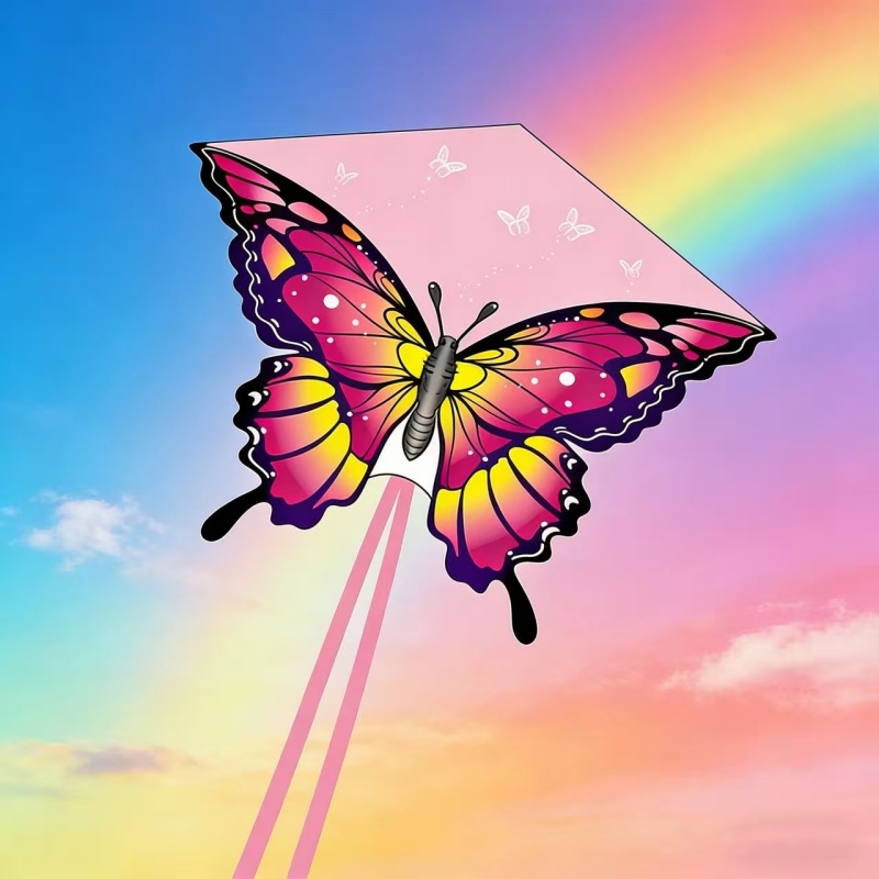 New Butterfly kites nylon wind - Kite Wind Outdoor ulasan dan harga