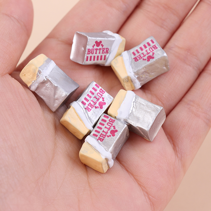 6Pcs Mini Butter Bread Model D - Dollhouse Furniture Set ulasan dan harga