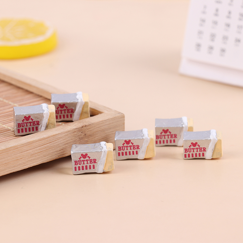 6Pcs Mini Butter Bread Model D - Dollhouse Furniture Set ulasan dan harga