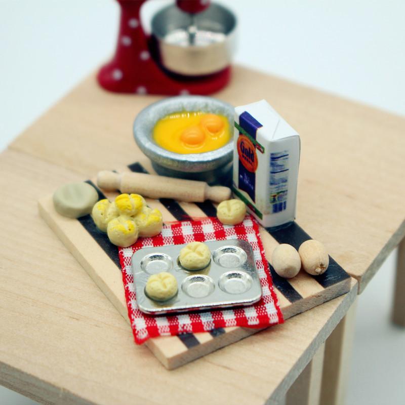 Dollhouse Food Toy Pastry Maki - Kids Toys Play Egg ulasan dan harga
