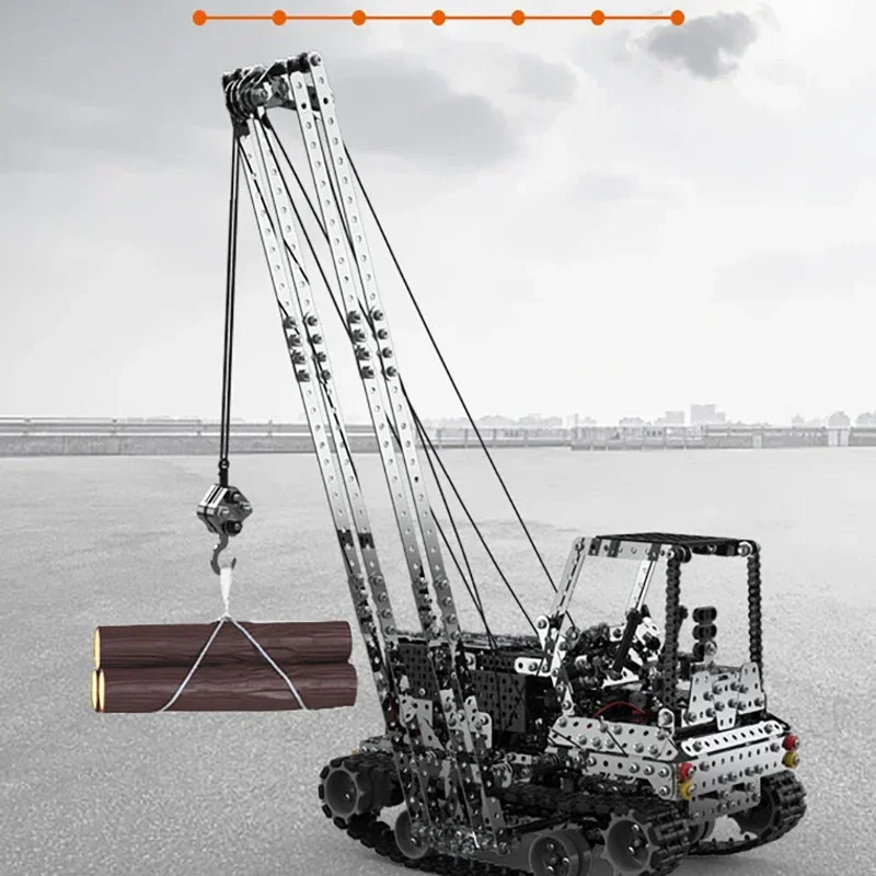 DIY Metal RC Crane Electric Ho - Kids Toys Electric Car ulasan dan harga