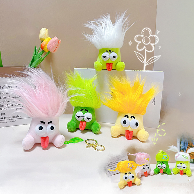 Cartoon Fried Hair Quirky Doll - Kids Quirky Toys ulasan dan harga