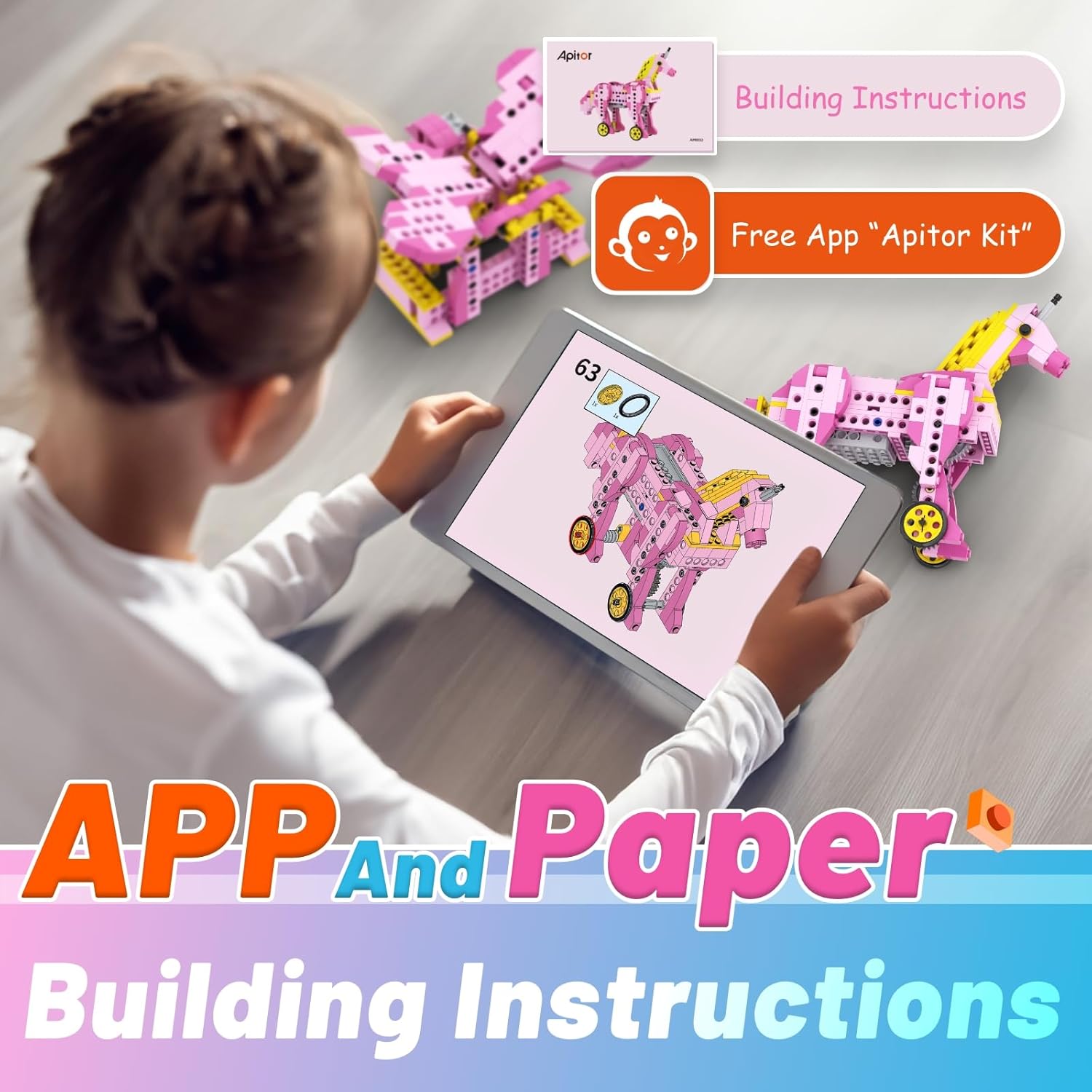 Apitor STEM Toys for Girls Gif - Kid Toys And Craft ulasan dan harga