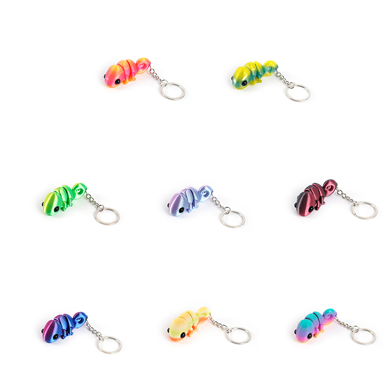 Quirky 3D Print Chameleon Keyc - Kids Quirky Toys ulasan dan harga