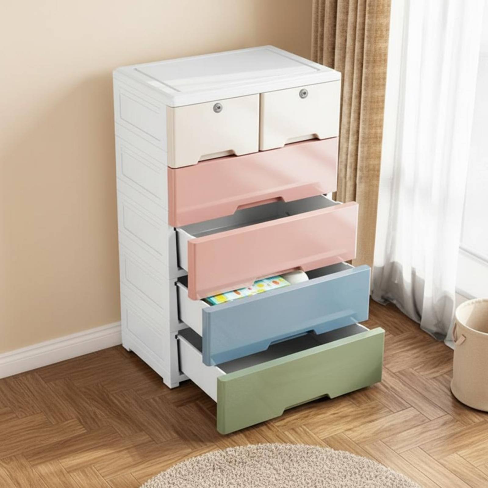 Kids Toy Organizer Large Capac - Kids Toys Drawers ulasan dan harga