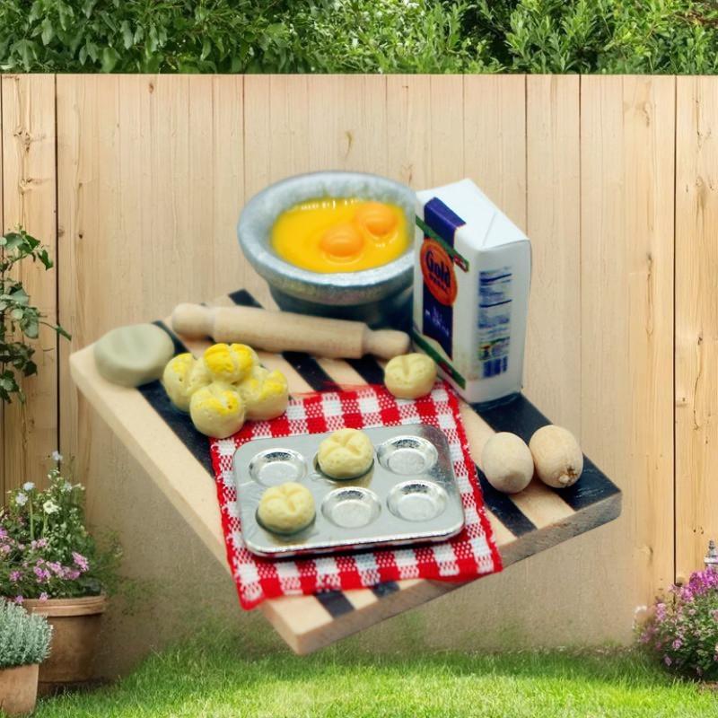 Dollhouse Food Toy Pastry Maki - Kids Toys Play Egg ulasan dan harga