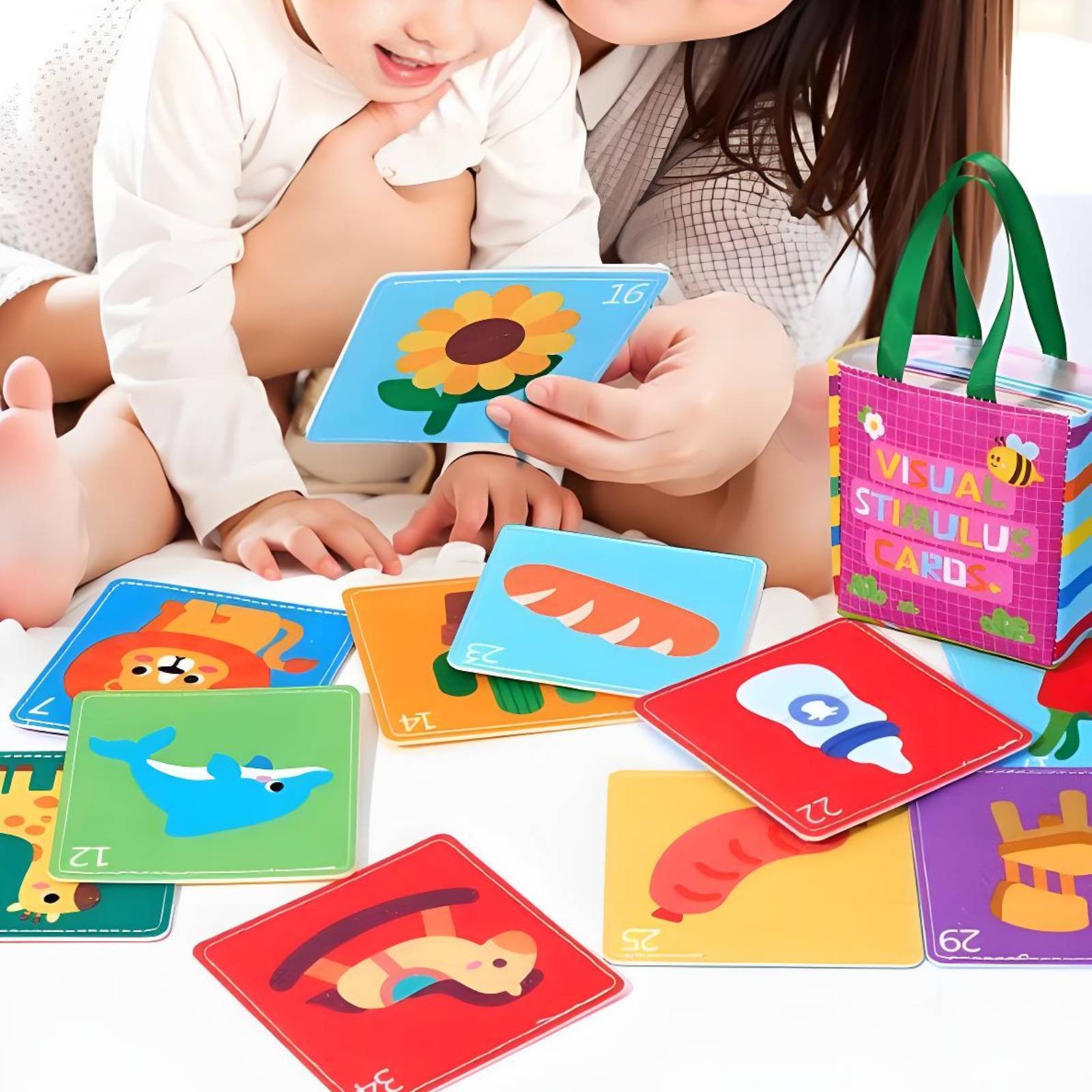 Early Education Cloth Cards 0- - Educational Flash Card ulasan dan harga