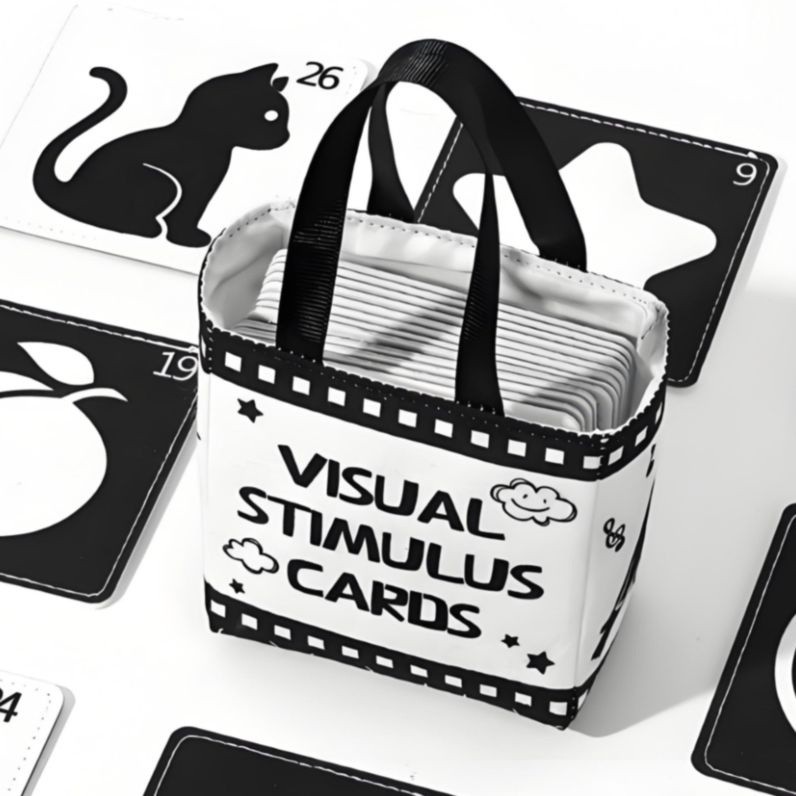 Early Education Cloth Cards 0- - Educational Flash Card ulasan dan harga