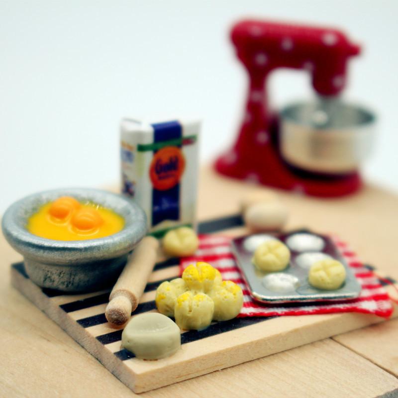 Dollhouse Food Toy Pastry Maki - Kids Toys Play Egg ulasan dan harga