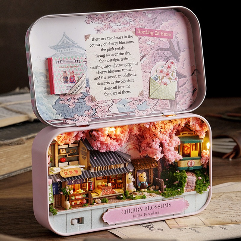DIY Miniature Tin Box Theater  - Kids Toys Paris ulasan dan harga