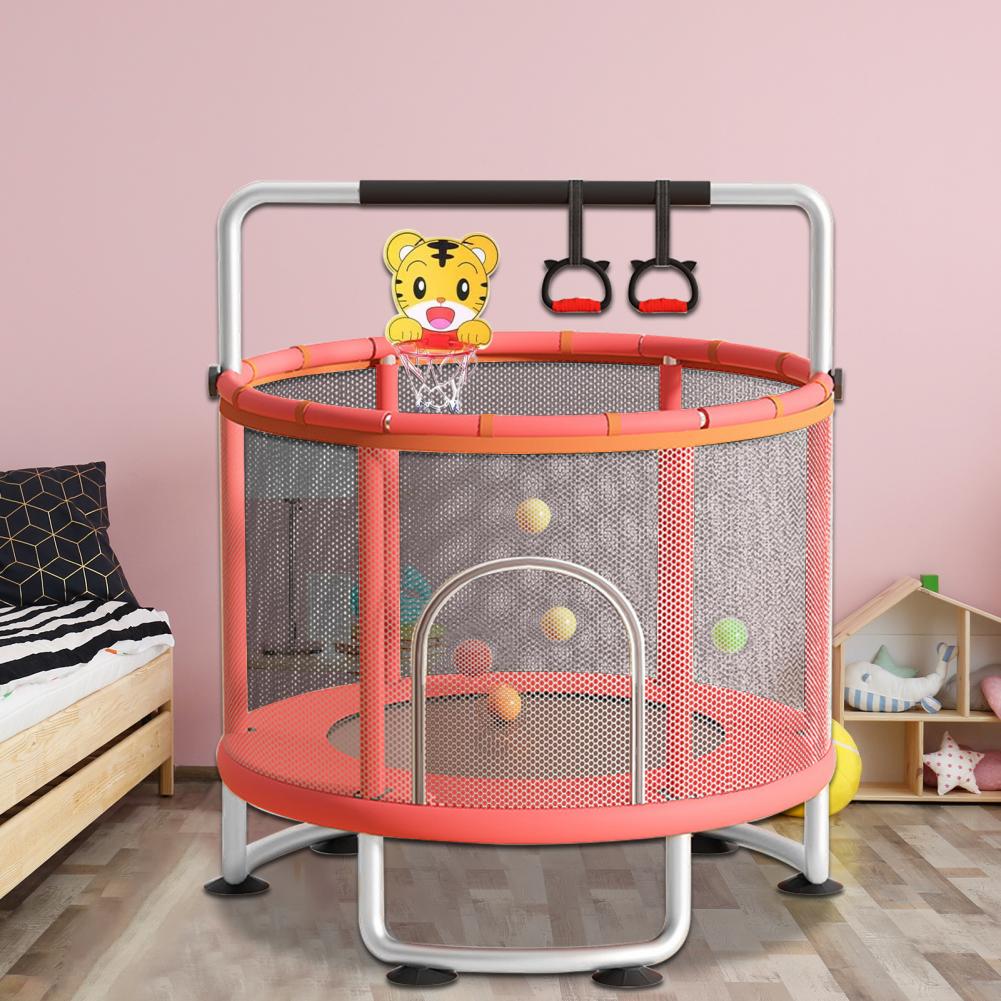 Kids Trampoline, Adjustable Ba - Basketball Hoop Kids Indoor ulasan dan harga