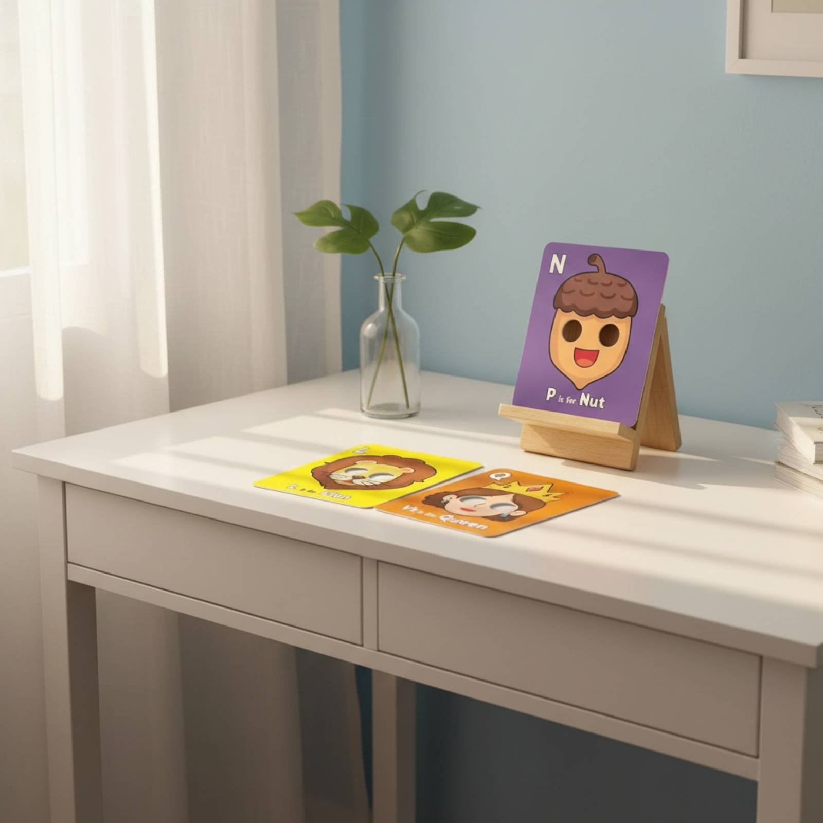 Creature Mask Flash Cards Inte - Educational Flash Card ulasan dan harga