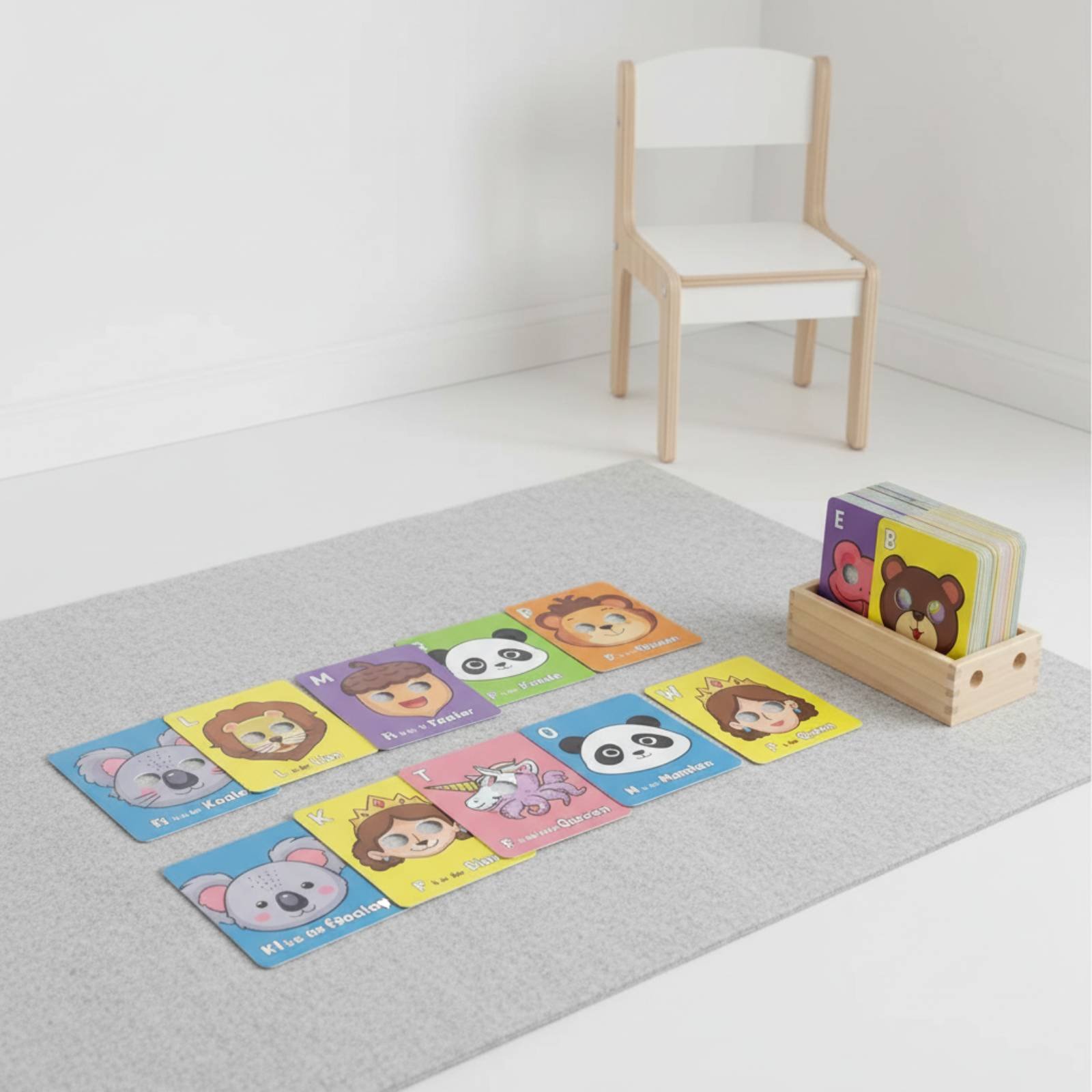 Creature Mask Flash Cards Inte - Educational Flash Card ulasan dan harga