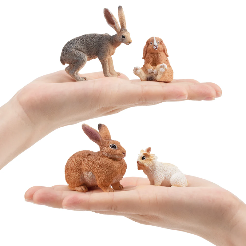 12Pcs Simulation Rabbit Farm A - Sandbox Play Set ulasan dan harga