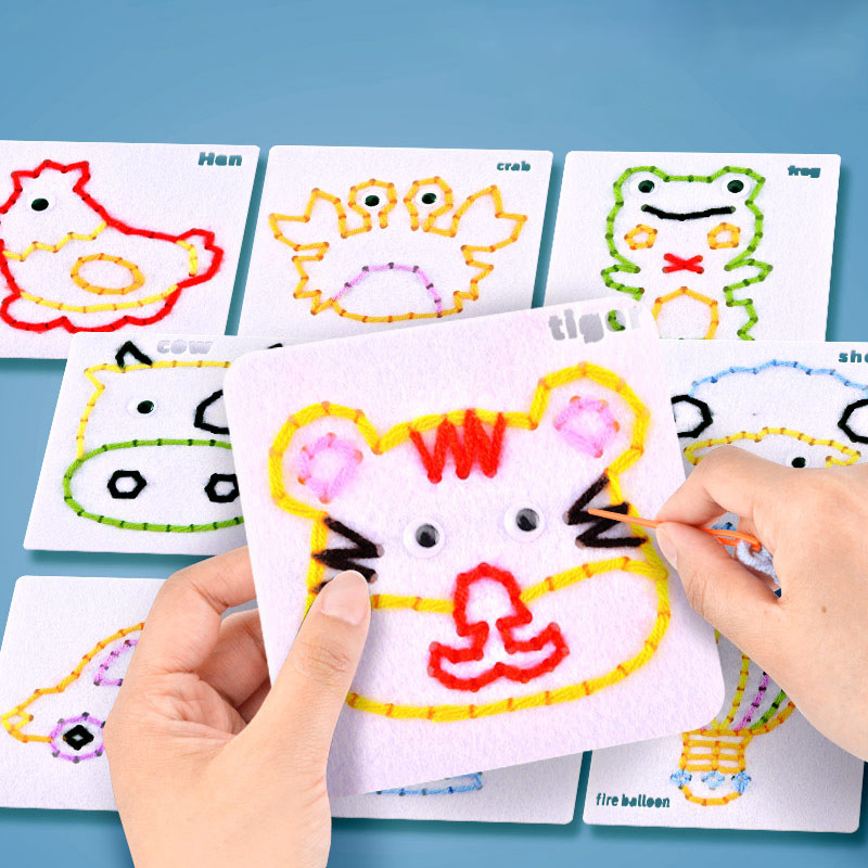 Fine Motor Threading Boards fo - Kids Quiet Toys ulasan dan harga