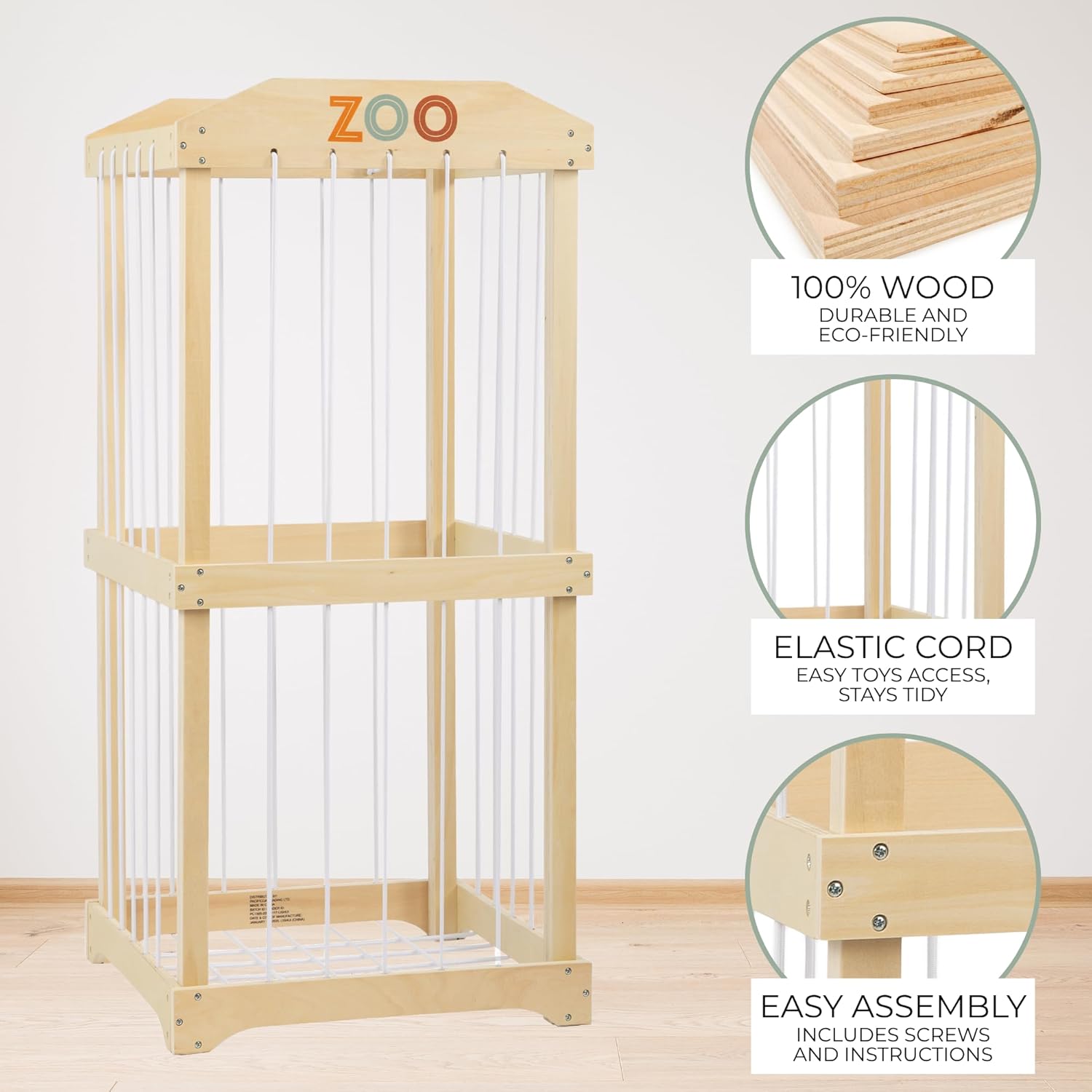 Easy Assembly Large Wooden Plu - Kids' Toy ulasan dan harga