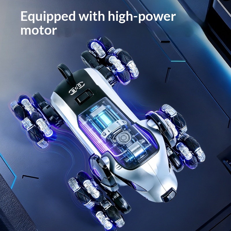 New RC Stunt Robot Dog 8 Wheel - Kids Toys Electric Car ulasan dan harga