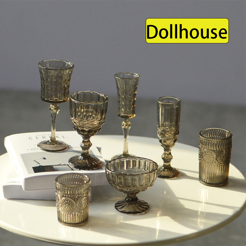 7Pcs/Set 1:6 Miniature Water C - Dollhouse Furniture Set ulasan dan harga