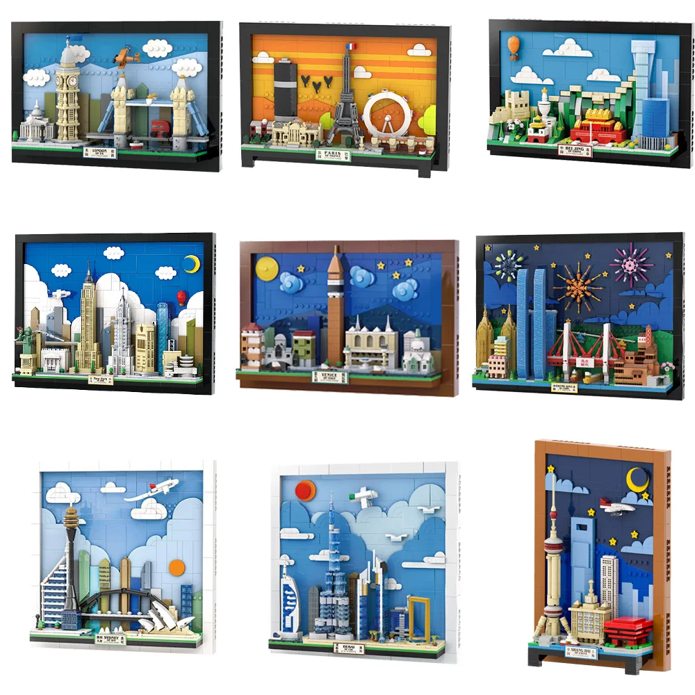 City View Building Blocks Post - Kids Toys Paris ulasan dan harga