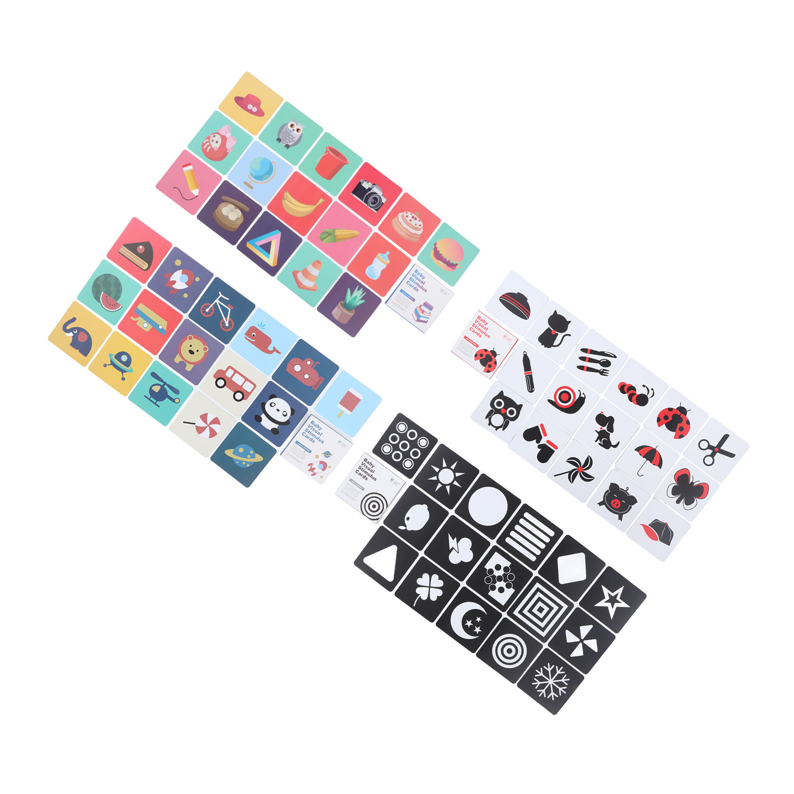 ZK40 64pcs High Contrast Baby  - Educational Flash Card ulasan dan harga