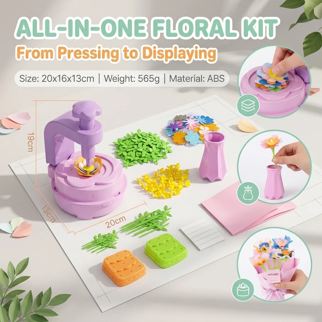 New Flower Press Craft Toy – C - Kid Toys And Craft ulasan dan harga