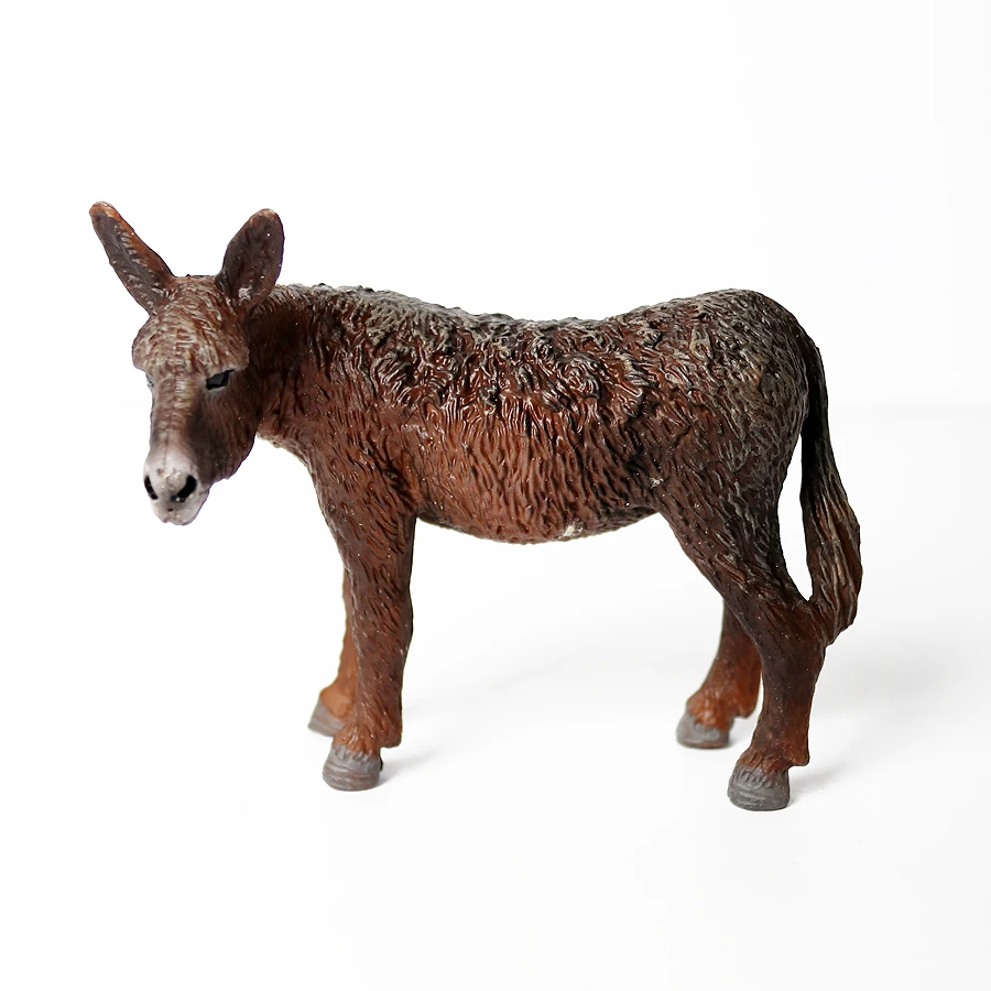Donkey Model Toy Animals Figur - Sandbox Play Set ulasan dan harga