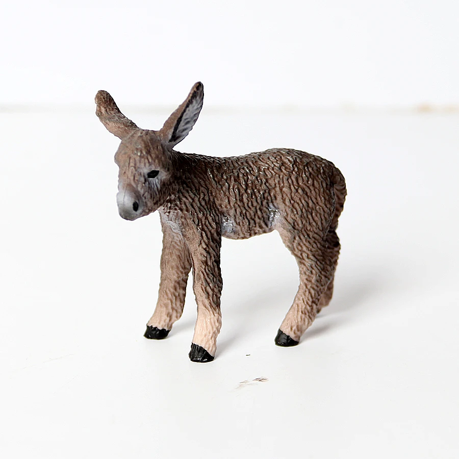 Donkey Model Toy Animals Figur - Sandbox Play Set ulasan dan harga
