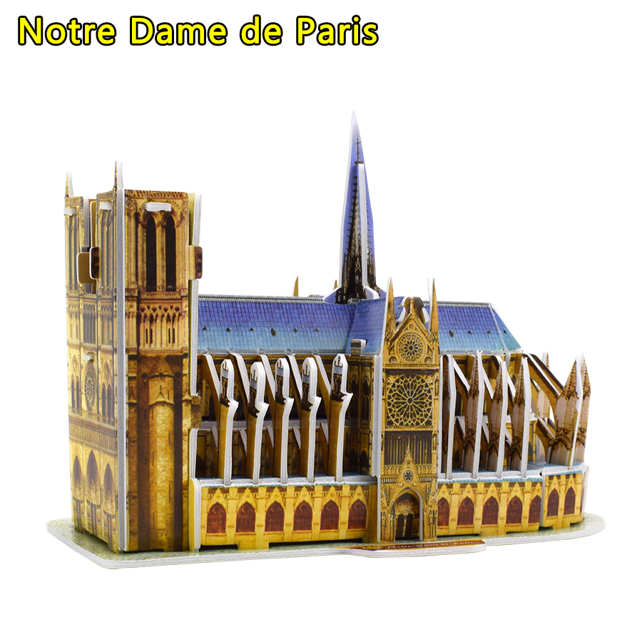 3D Puzzle Notre Dame De Paris  - Kids Toys Paris ulasan dan harga