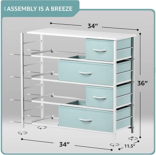 Dresser with 8 Drawers - Furni - Kids Toys Drawers ulasan dan harga