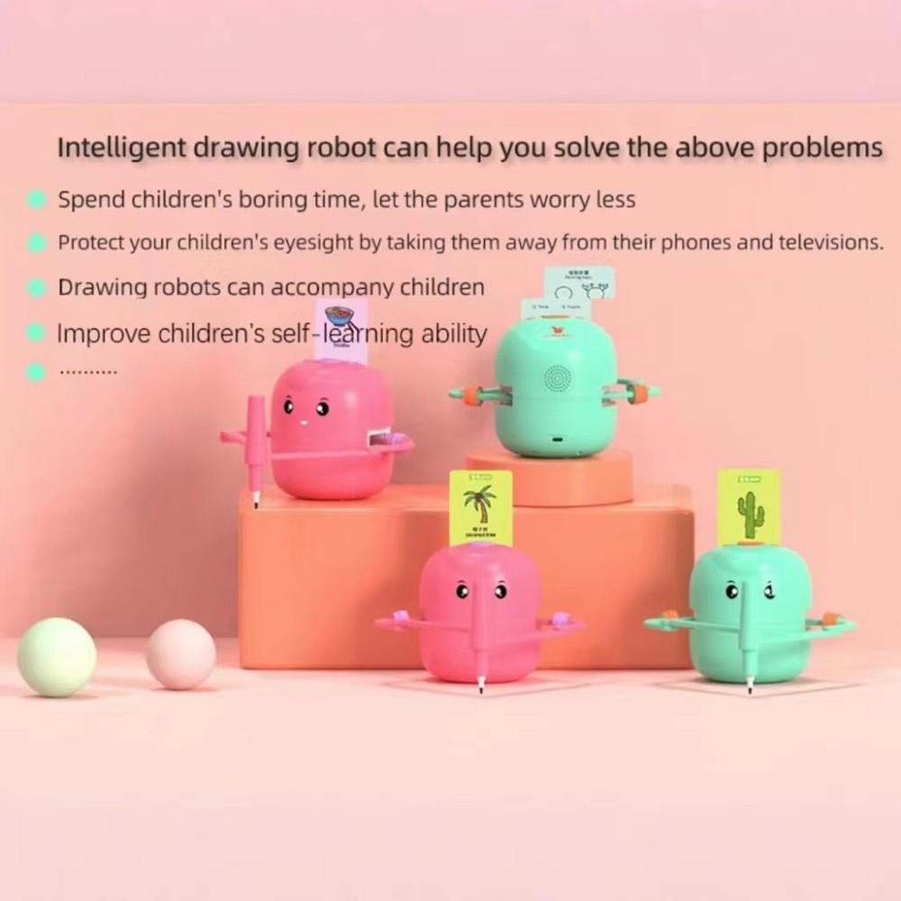 Drawing Robot for Kids Interac - Kids' Toy ulasan dan harga