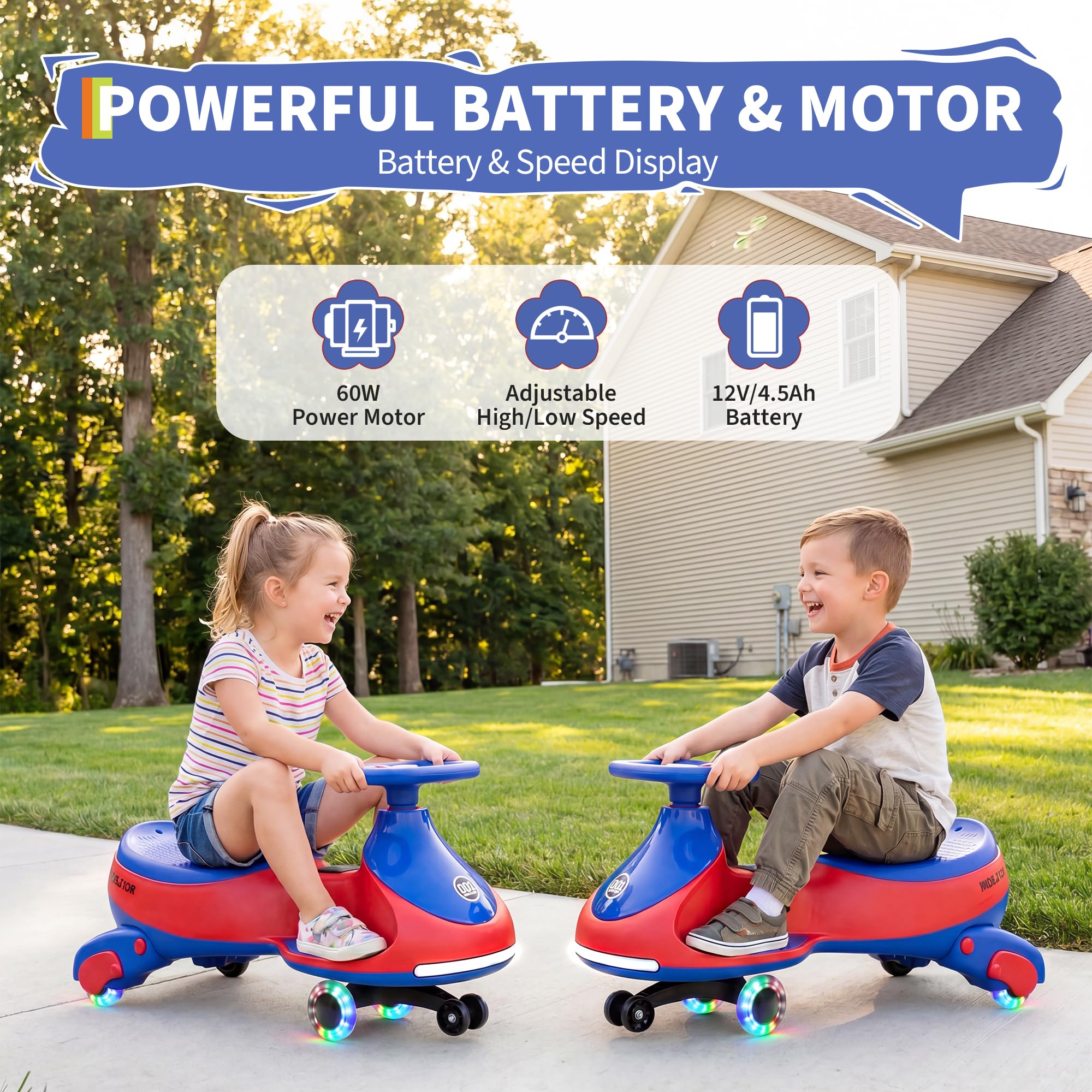 12V Electric Wiggle Car Kids W - Kids Toys Electric Car ulasan dan harga