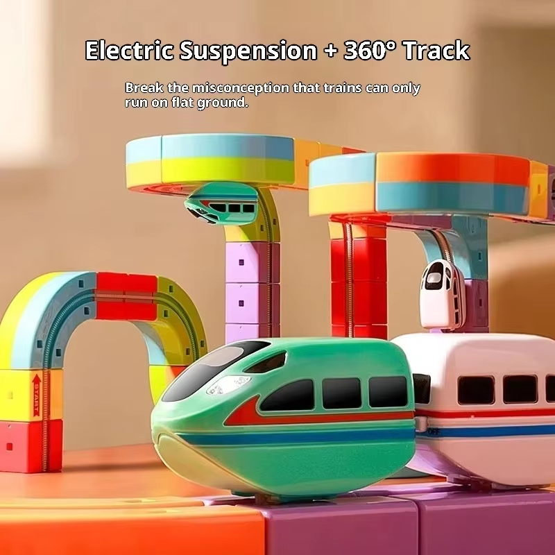 Electric Magnetic Track Set Wi - Kids Toys Electric Car ulasan dan harga