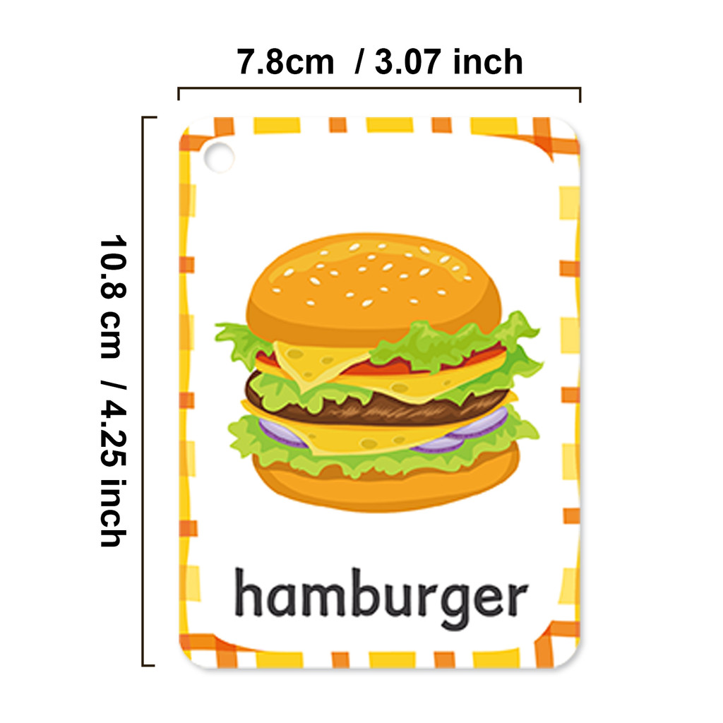 Delicious Food Vocabulary Engl - Educational Flash Card ulasan dan harga