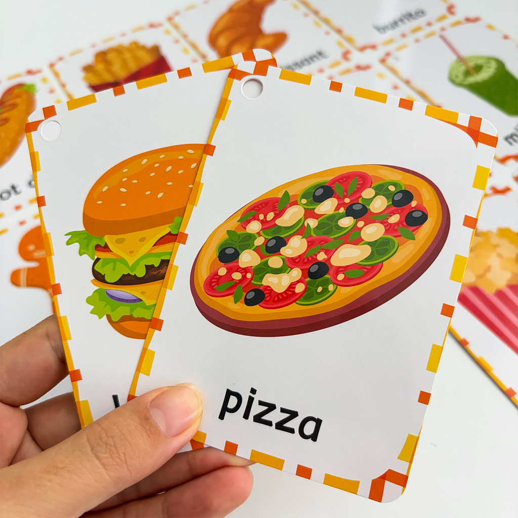 Delicious Food Vocabulary Engl - Educational Flash Card ulasan dan harga