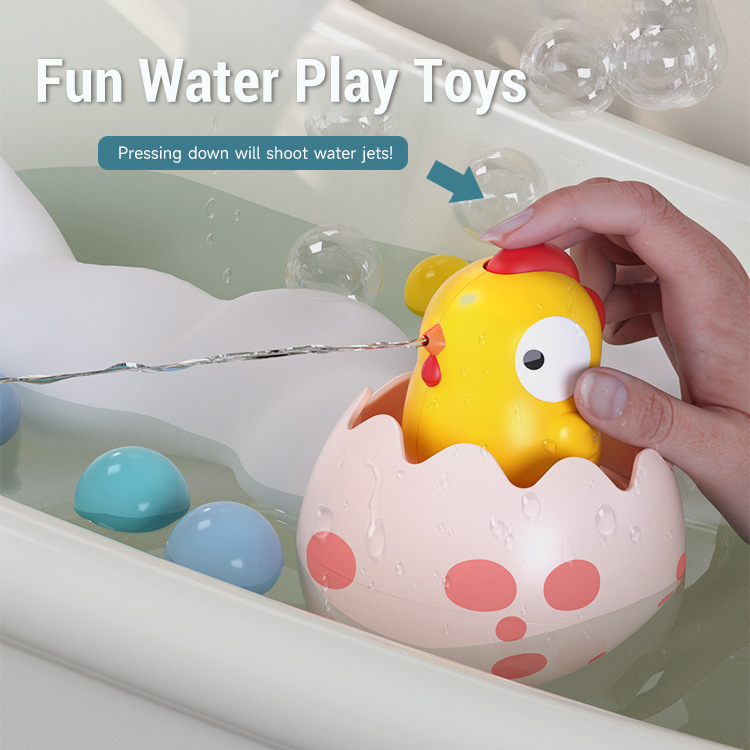 Baby Bathing Toy Kids Cute Din - Kids Toys Play Egg ulasan dan harga