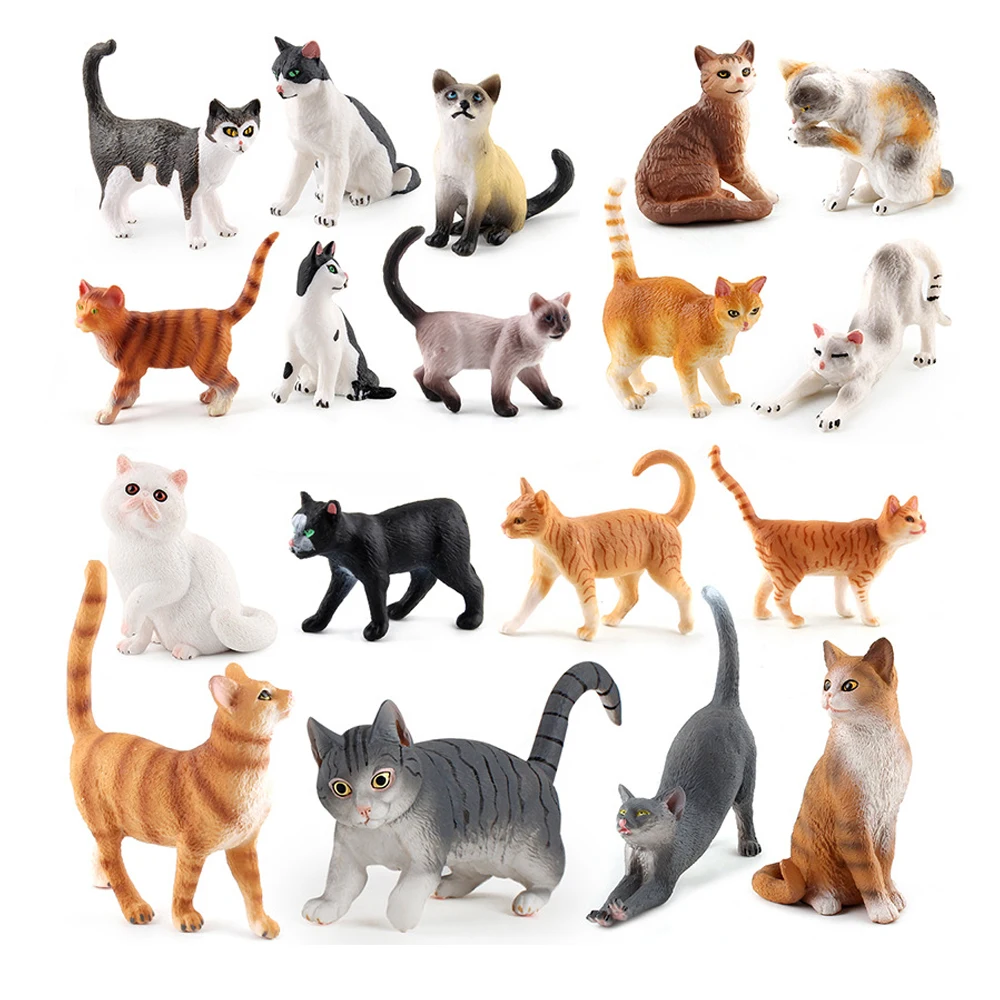 Cat Model Toys Farm Animals Mi - Sandbox Play Set ulasan dan harga