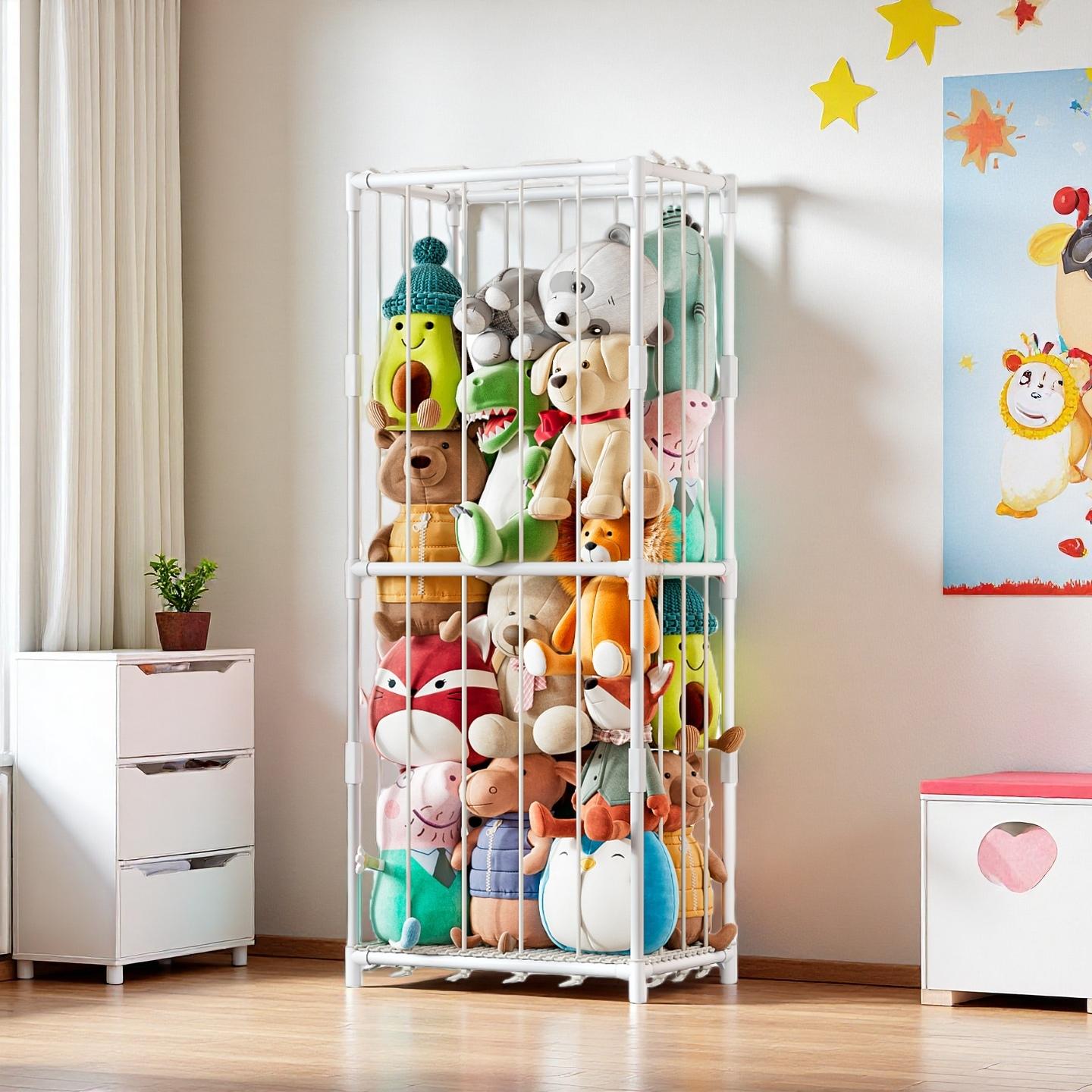 Vertical Stuffed Animal Storag - Kids' Toy ulasan dan harga