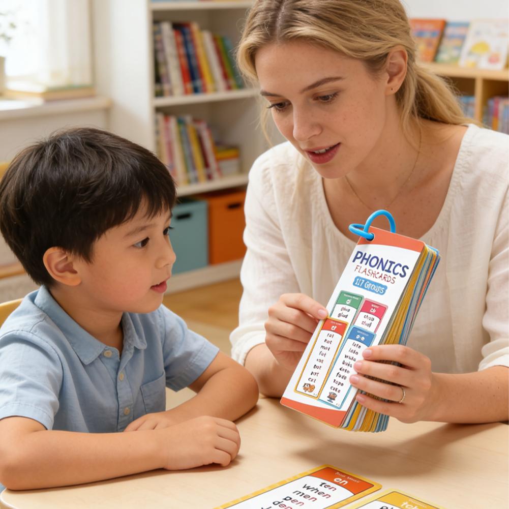 117 Groups Phonics Flashcards  - Educational Flash Card ulasan dan harga