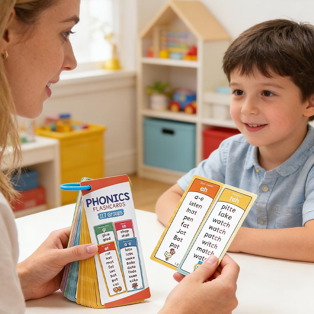 117 Groups Phonics Flashcards  - Educational Flash Card ulasan dan harga