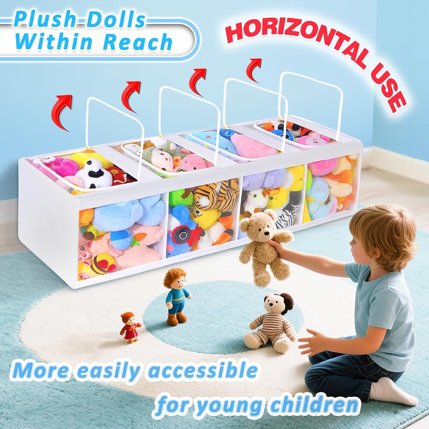 4-Tier Transparent Zipper Dust - Kids' Toy ulasan dan harga