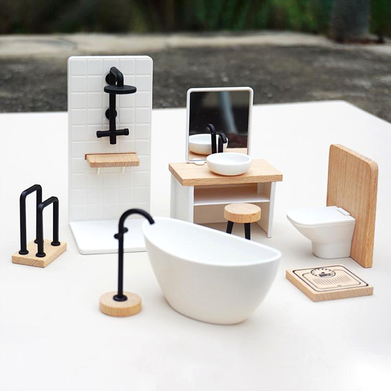 1:6/1:12 Dollhouse Miniature B - Dollhouse Furniture Set ulasan dan harga